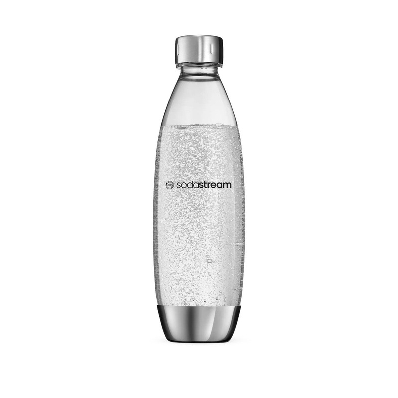 SodaStream Metal Fuse Dishwasher Safe Carbonating Bottle 1L