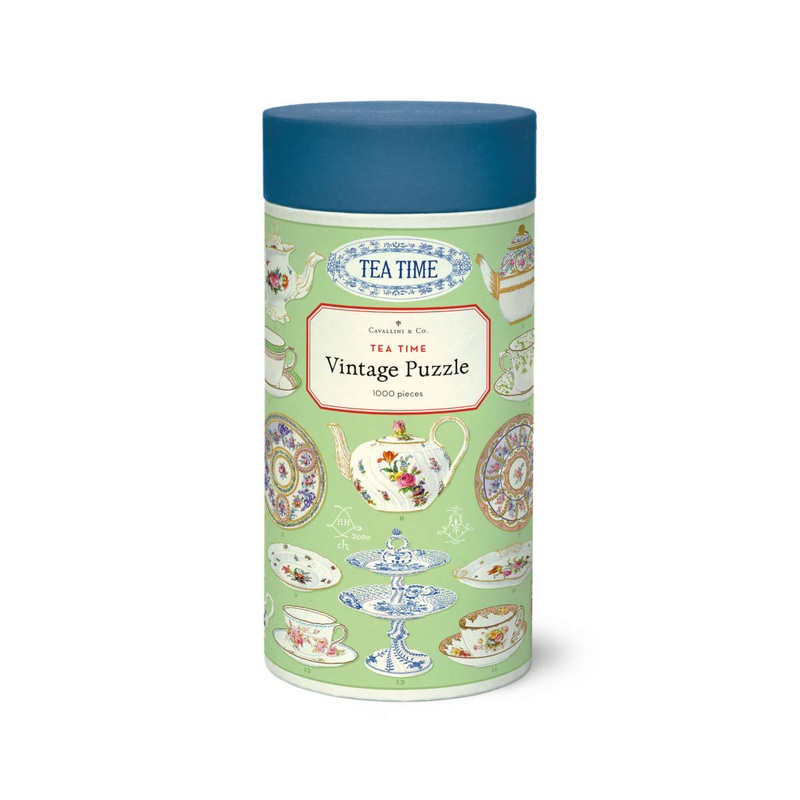 Cavallini & Co Tea Time 1000 Pc Vintage Puzzle