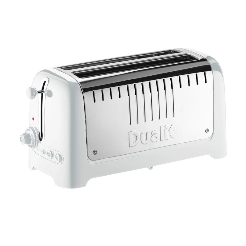 Dualit 2 Slice Long Slot Lite Toaster White