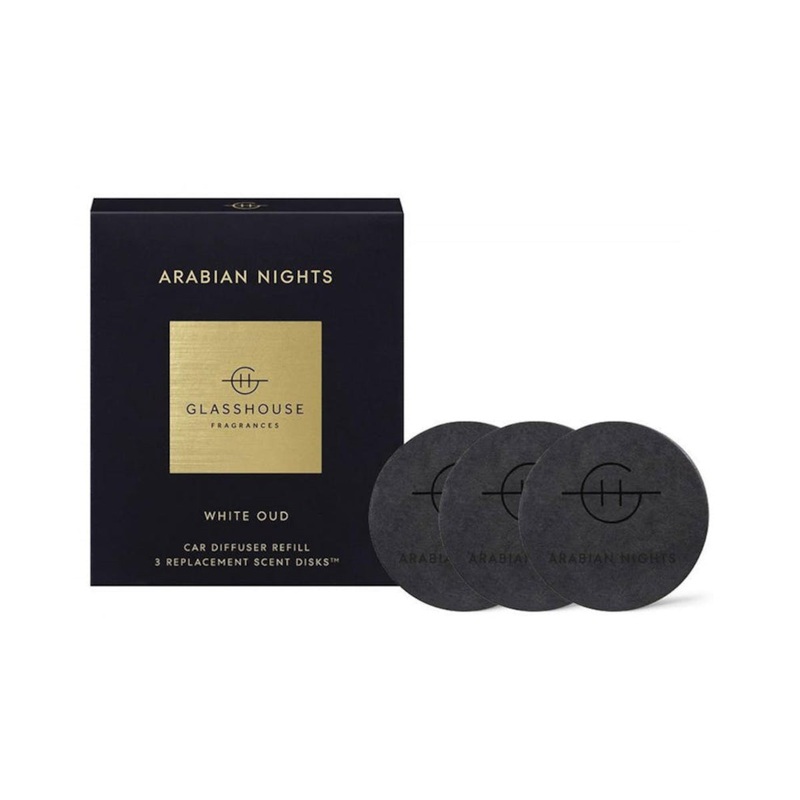 Glasshouse Arabian Nights Replacement Scent Disks for Car Diffisuer