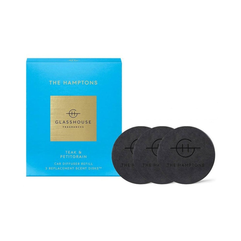 Glasshouse The Hamptons Replacement Scent Disks for Car Diffuser