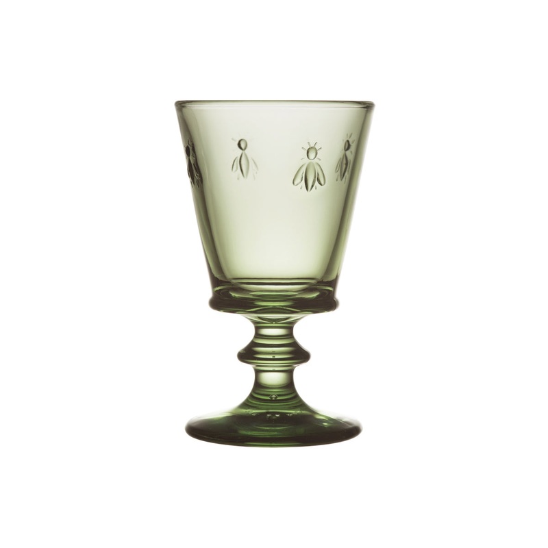 La Rochere Bee Wine Glass Olive Green 240ml