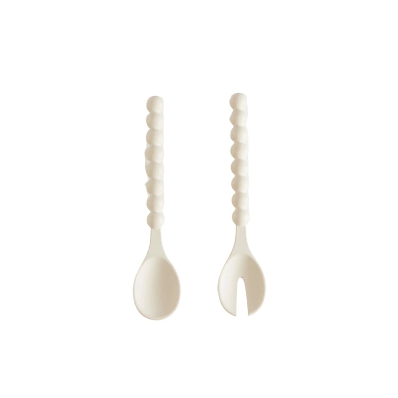 Maison Balzac Cloud Serving Spoons Ivory 30x7cm
