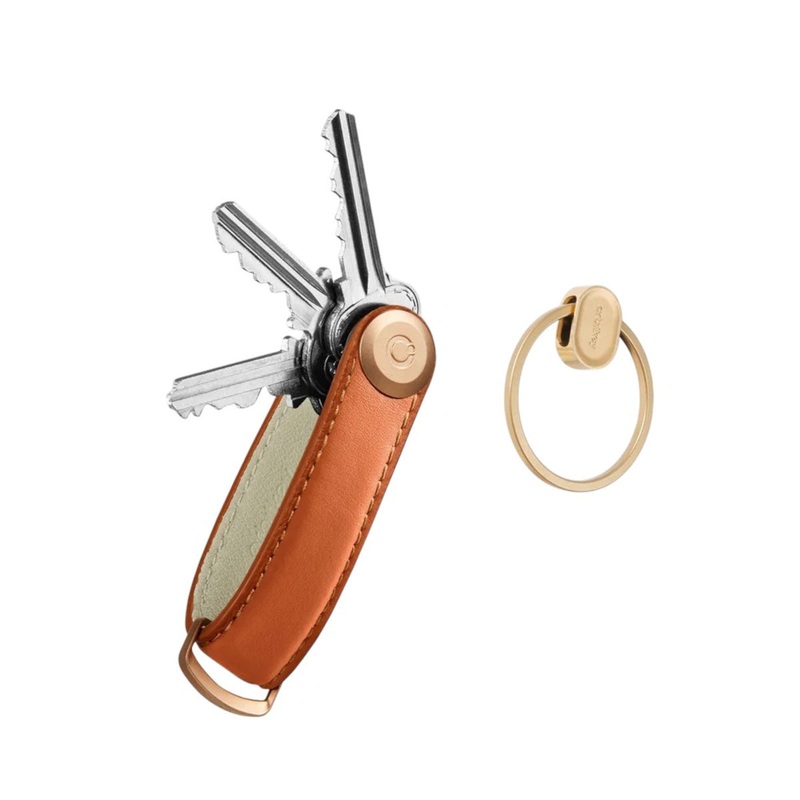 Orbitkey Key Ring V2 Gift Set Cognac/Tan