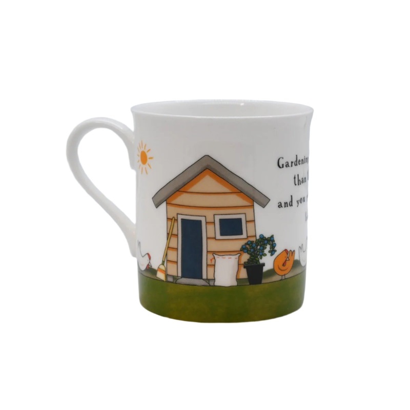 Red Tractor Design Garden Therapy Mug 300ml