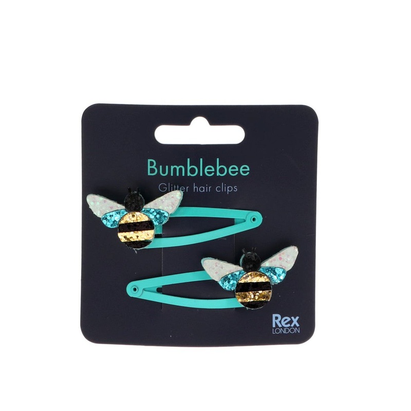 Rex London Bumblebee Hair Clips Set of 2