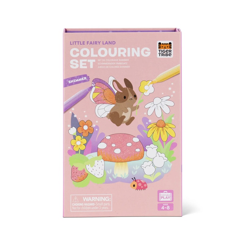 Tiger Tribe Little Fairy Land Shimmer Colouring Set