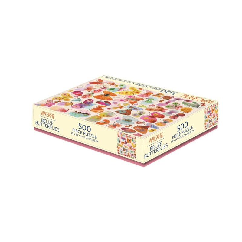 WerkShoppe Belize Butterflies Puzzle 500 Piece