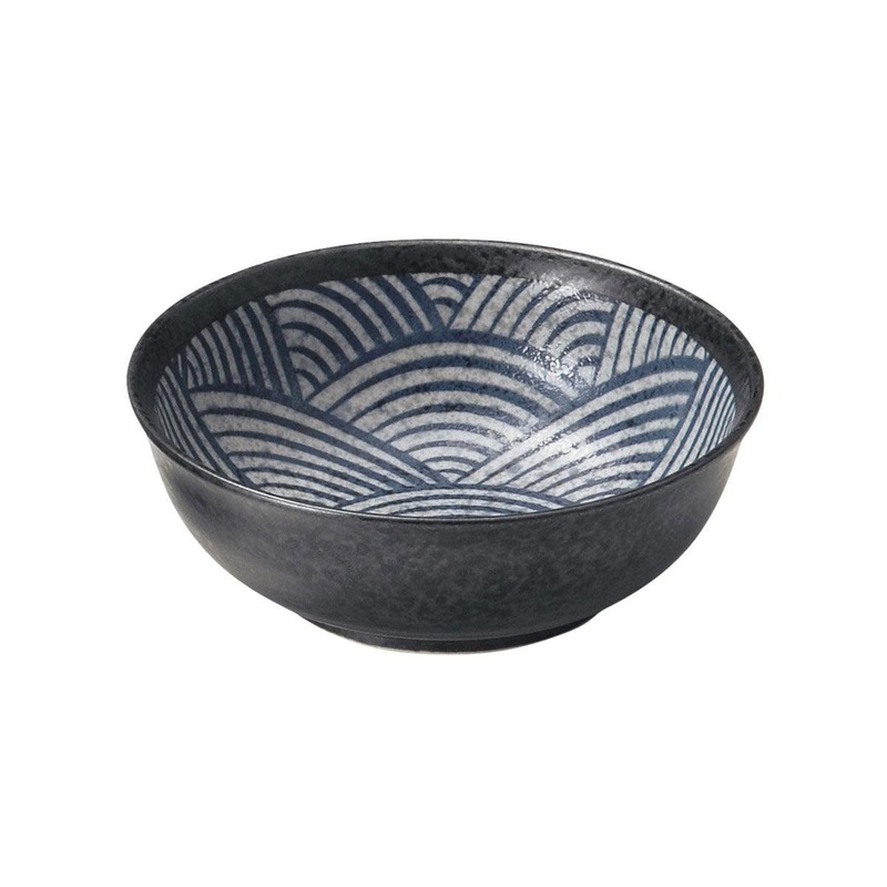 Concept Japan Seikaiha Medium Bowl Indigo 16cm