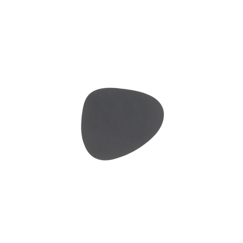 LindDNA Curve Coaster Anthracite Grey 11cm x 13cm