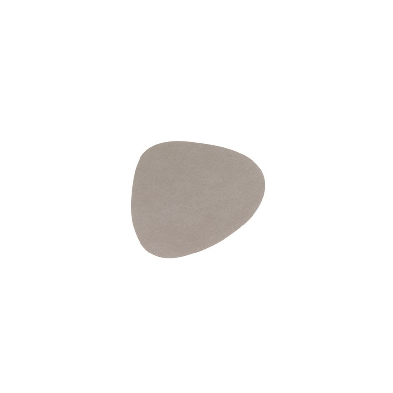 LindDNA Curve Coaster Light Grey 11cm x 13cm
