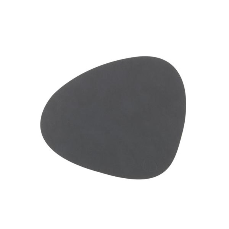 LindDNA Curve Placemat Anthracite Grey 24cm x 28cm
