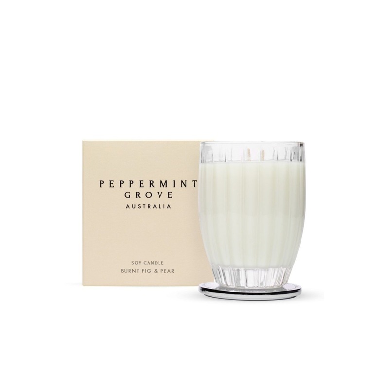 Peppermint Grove Australia Burnt Fig & Pear Large Candle 370g