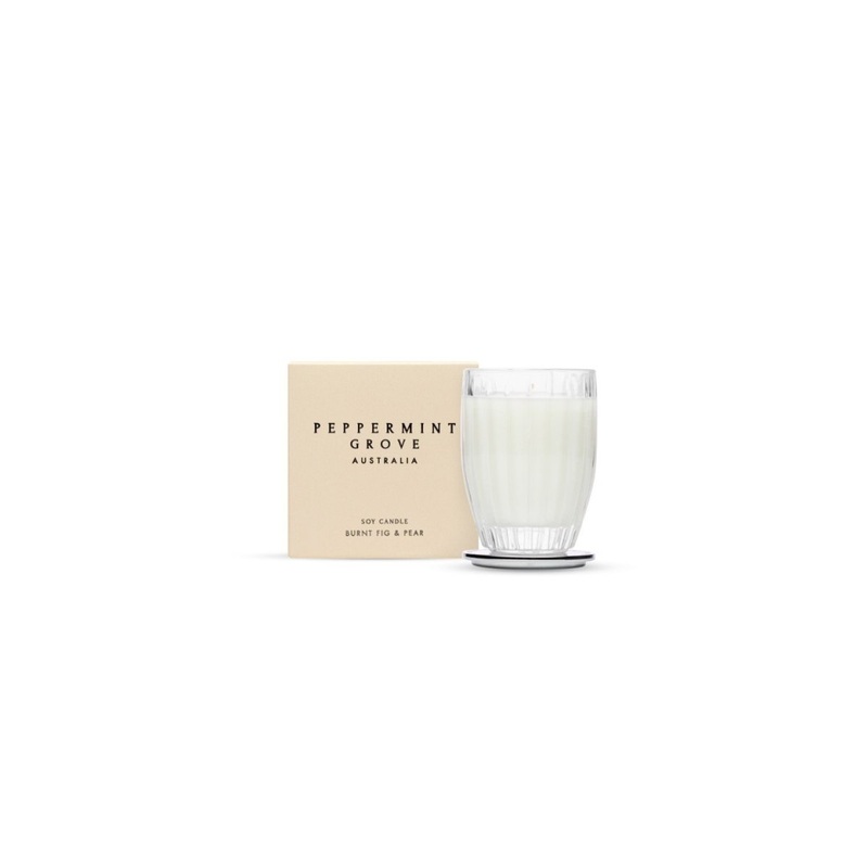 Peppermint Grove Australia Burnt Fig & Pear Small Candle 60g