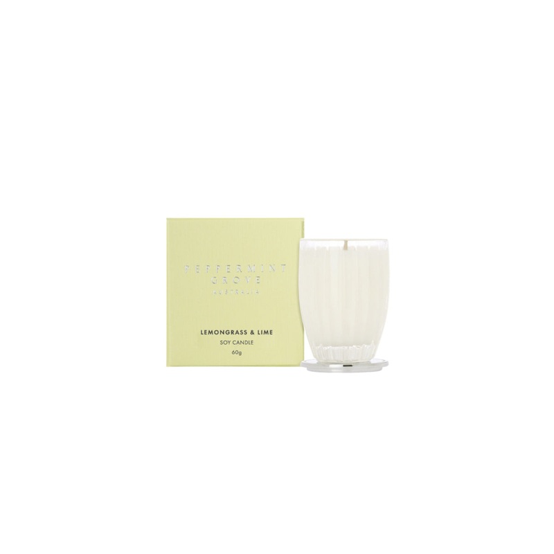 Peppermint Grove Australia Lemongrass & Lime Small Candle 60g