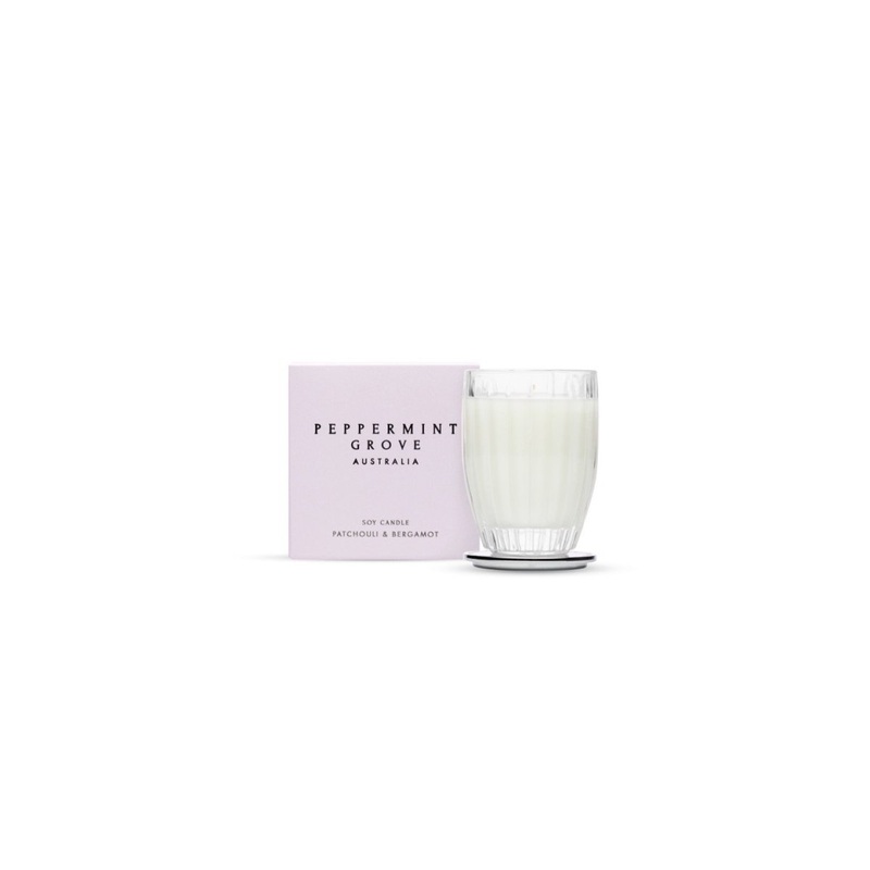 Peppermint Grove Australia Patchouli & Bergamot Candle Small 60g