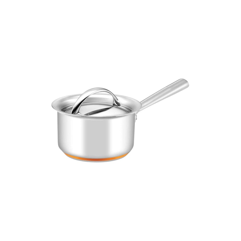 Essteele Per Vita Copper Base Stainless Steel Induction Covered Saucepan 14cm (1.2L)