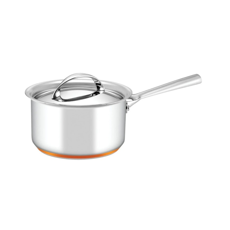 Essteele Per Vita Copper Base Stainless Steel Induction Covered Saucepan 18cm (2.8L)