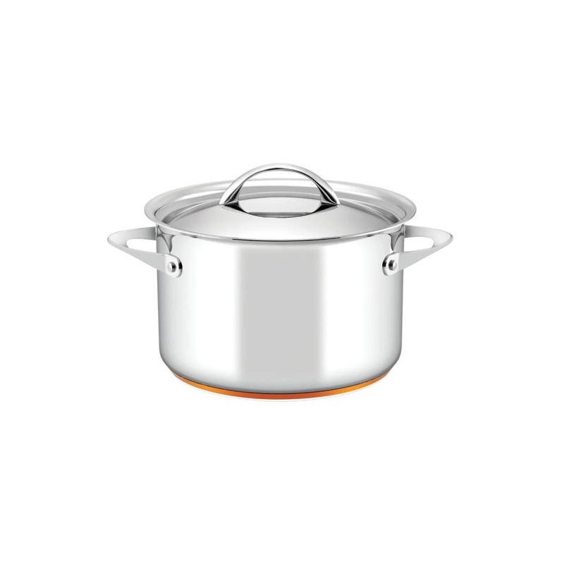 Essteele Per Vita Copper Base Stainless Steel Induction Covered Stockpot 24cm (7.1L)