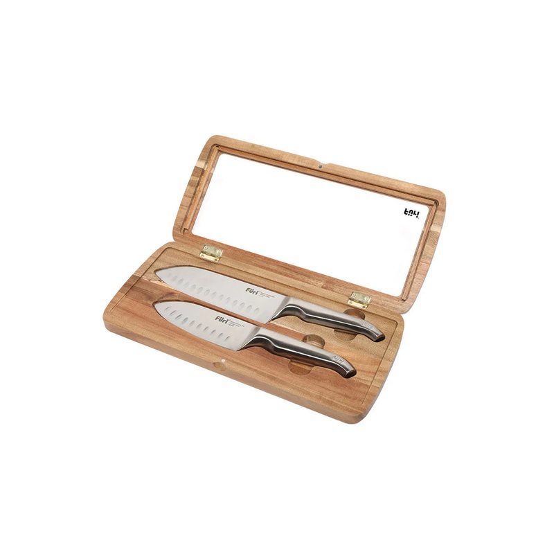 Furi East/West Santoku Knife Set 2 Piece
