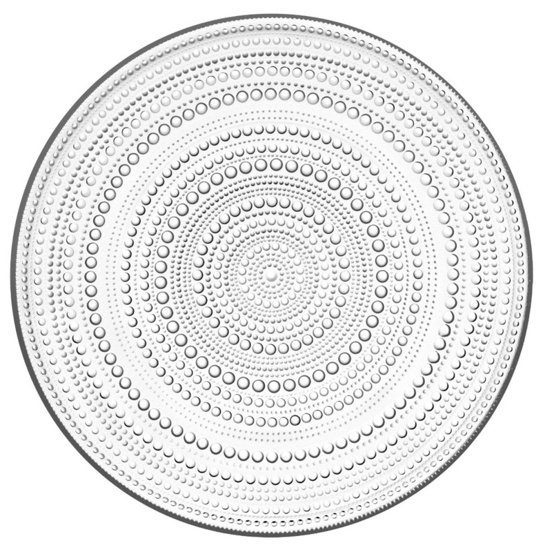 Iittala Kastehelmi Plate Clear 31cm