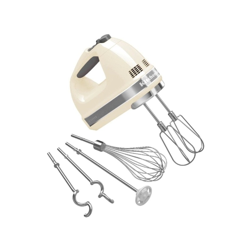 KitchenAid KHM926 Artisan 9 Speed Hand Mixer Almond Cream