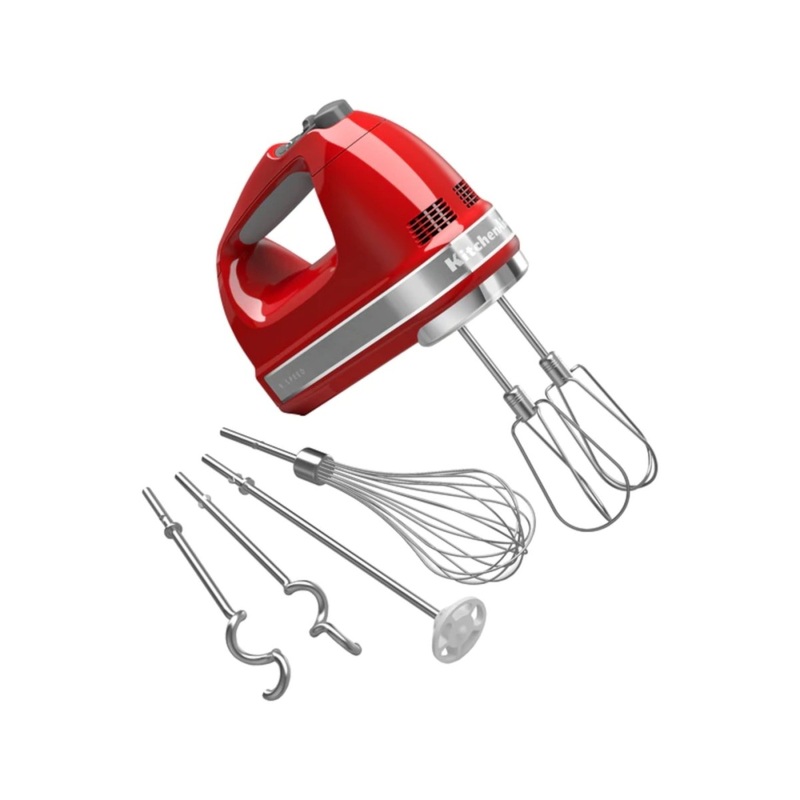 KitchenAid KHM926 Artisan 9 Speed Hand Mixer Empire Red