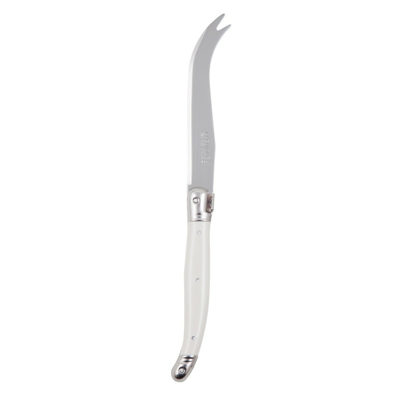 Laguiole Andre Verdier Debutant Cheese Knife White