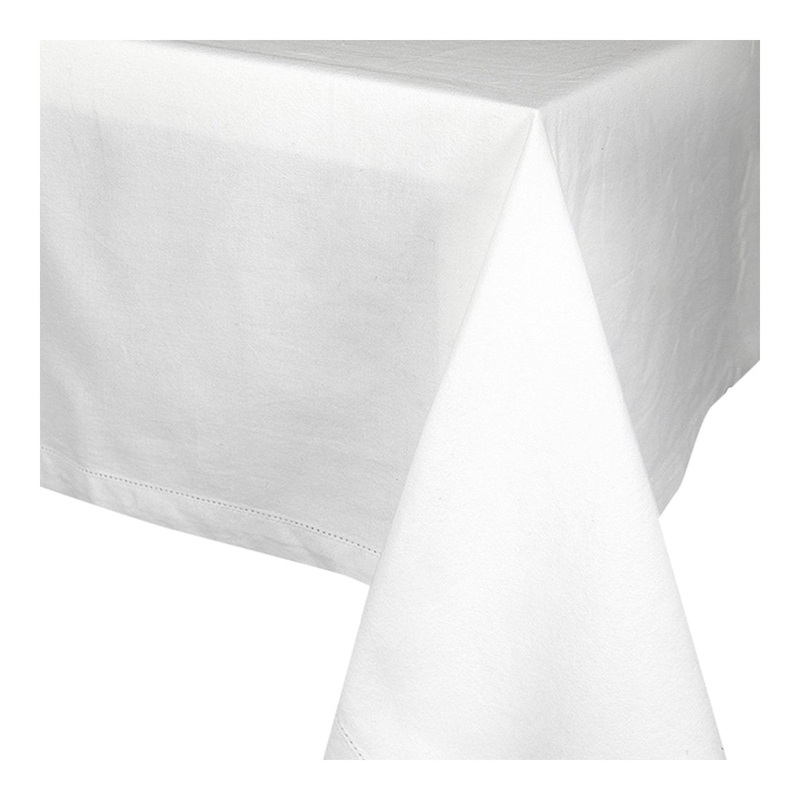 Madras Link Jetty Tablecloth White 180cm x 280cm