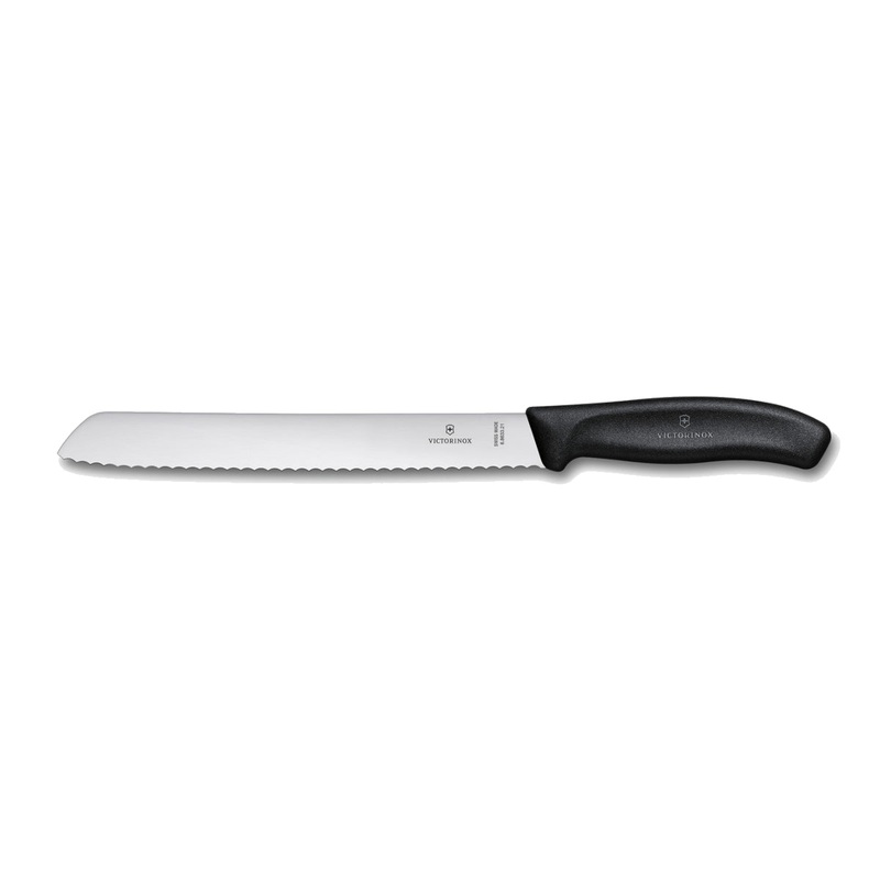 Victorinox Black Bread Knife 21cm