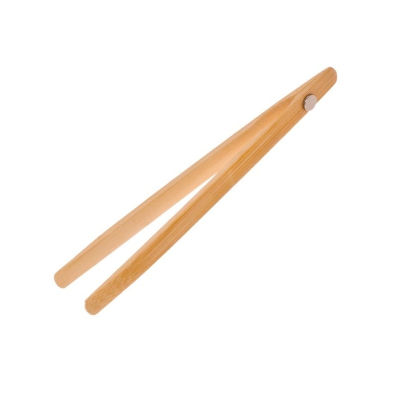 Appetito Bamboo Toast Tongs