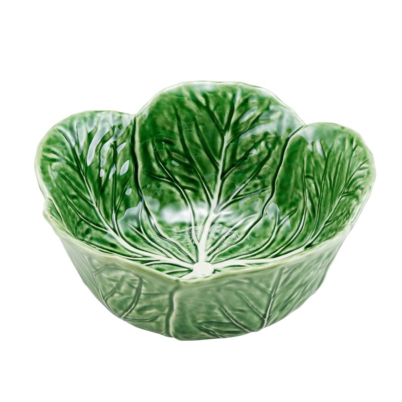 Bordallo Pinheiro Cabbage Salad Bowl Green 29.5cm