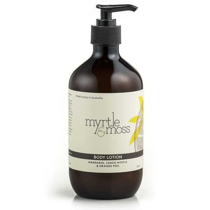 Myrtle and Moss Mandarin, Lemon Myrtle & Orange Peel Body Lotion 500ml