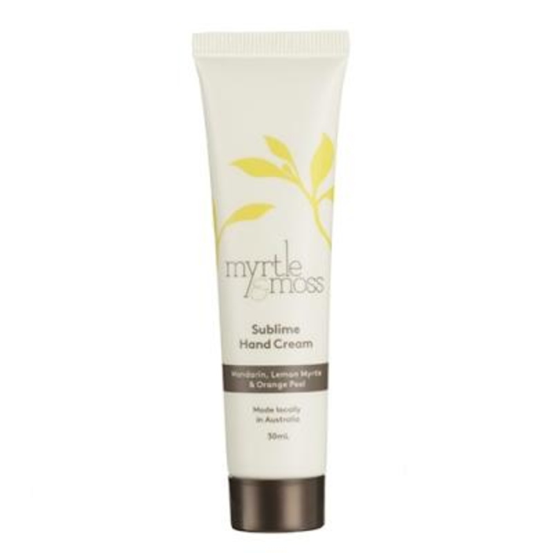 Myrtle and Moss Mandarin, Lemon Myrtle & Orange Peel Hand Cream 30ml