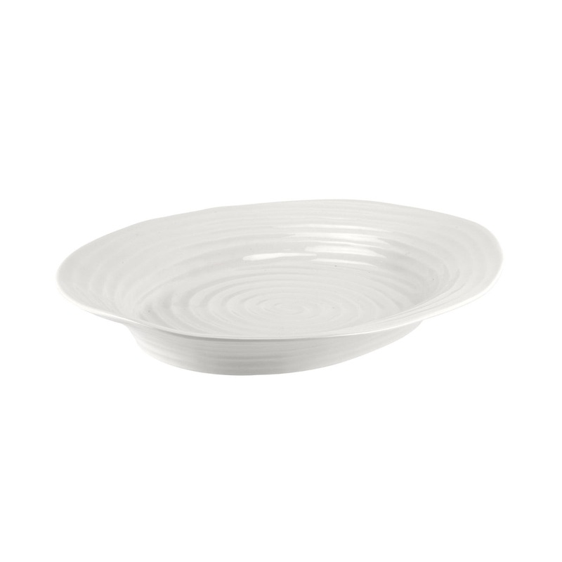 Portmeirion Sophie Conran Oval Platter White 34cm x 43cm