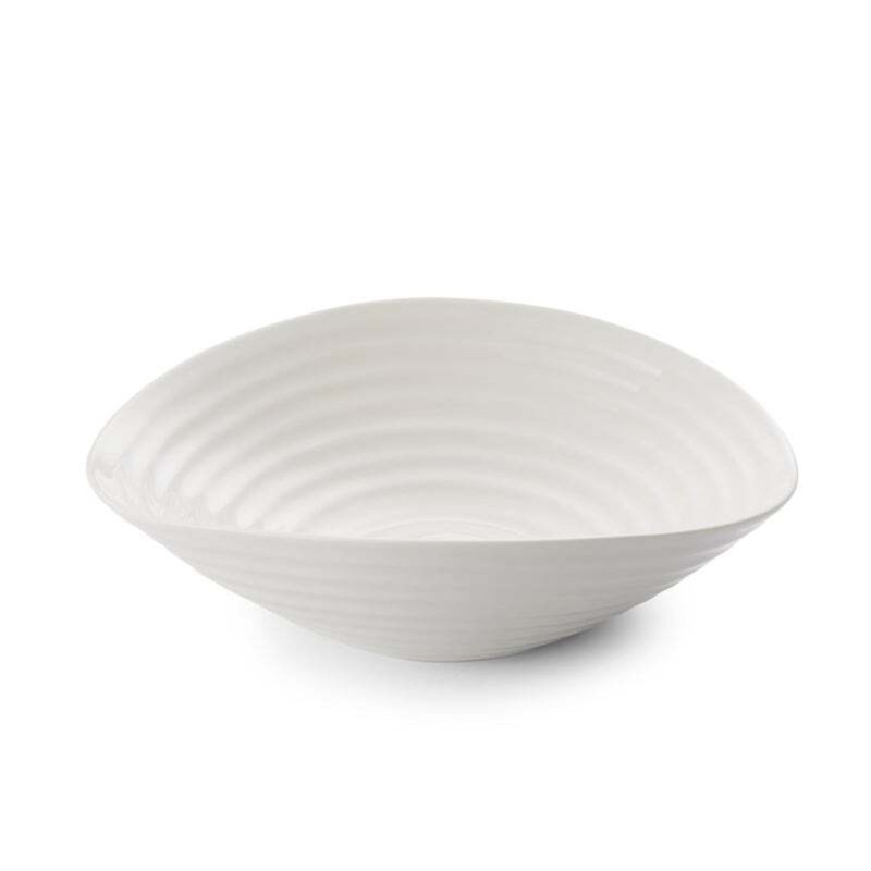 Portmeirion Sophie Conran Salad Bowl White 24cm