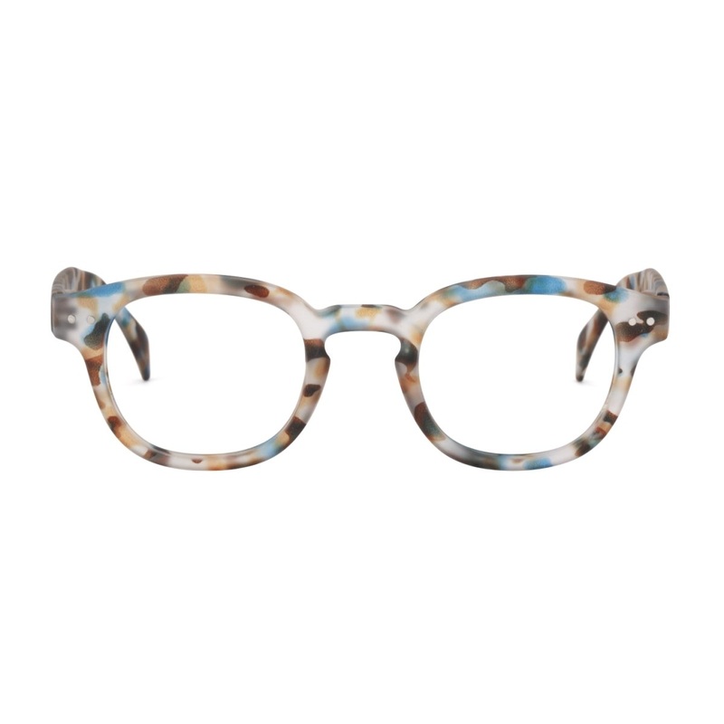 IZIPIZI Reading Shape #C +1.5 Blue Tortoise