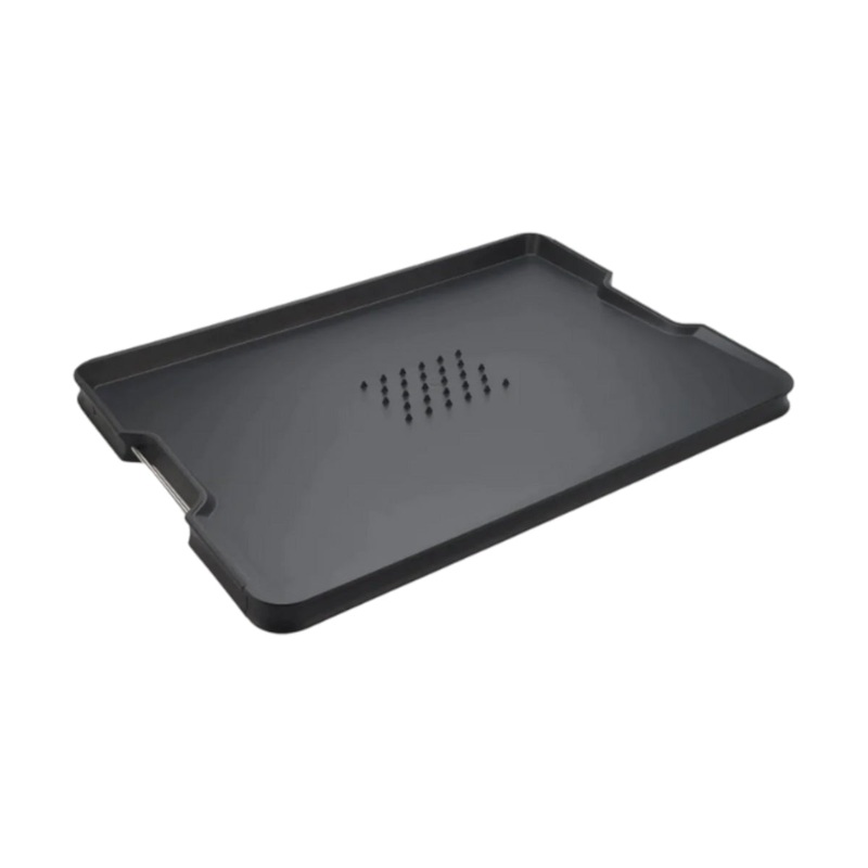 Joseph Joseph Cut & Carve Plus Multi-function Chopping Board Black Large