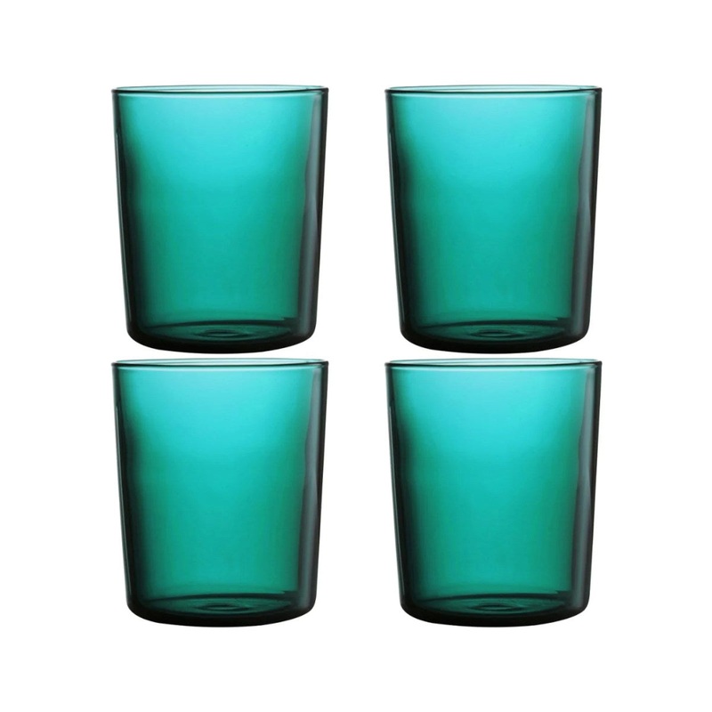 Maison Balzac Tumblers Teal Set of 4