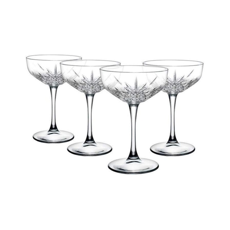 Pasabahce Timeless Champagne Saucers 255ml (Set of 4)