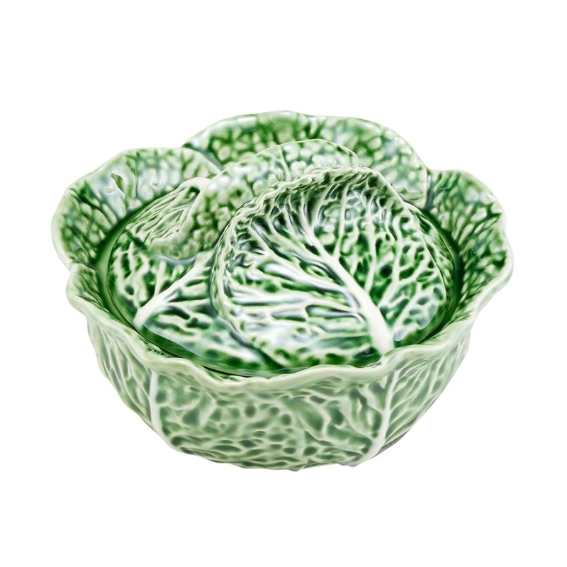 Bordallo Pinheiro Cabbage Tureen Small Green 400ml