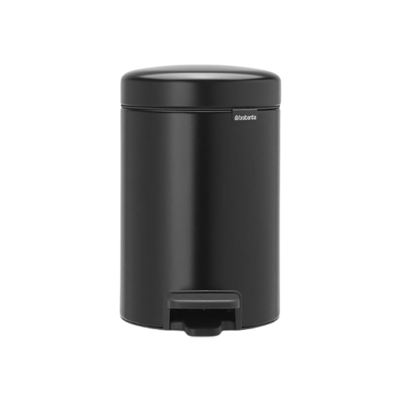 Brabantia NewIcon Pedal Bin Black 5L