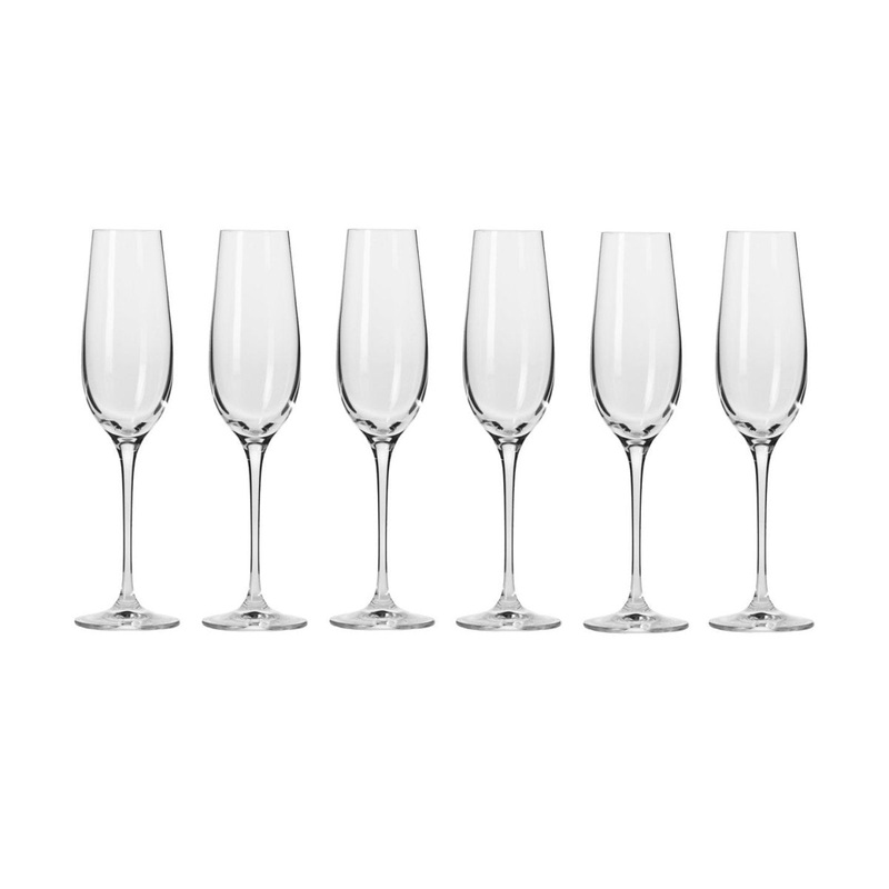 Krosno Harmony Champagne Glasses 200ml (Set of 6)