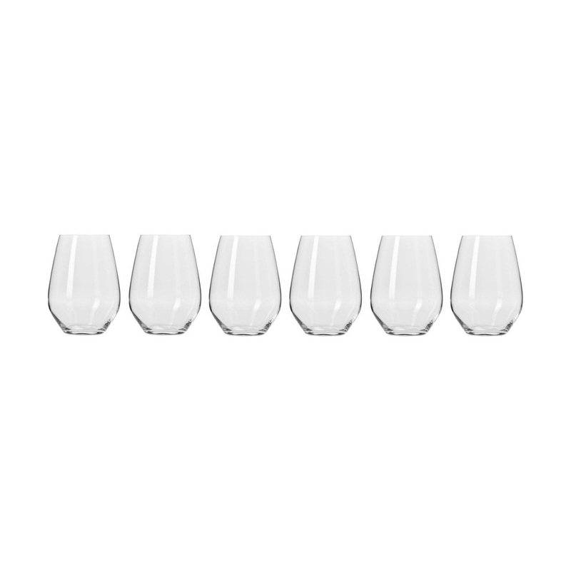 Krosno Harmony Stemless Wine Glasses 600ml (Set of 6)
