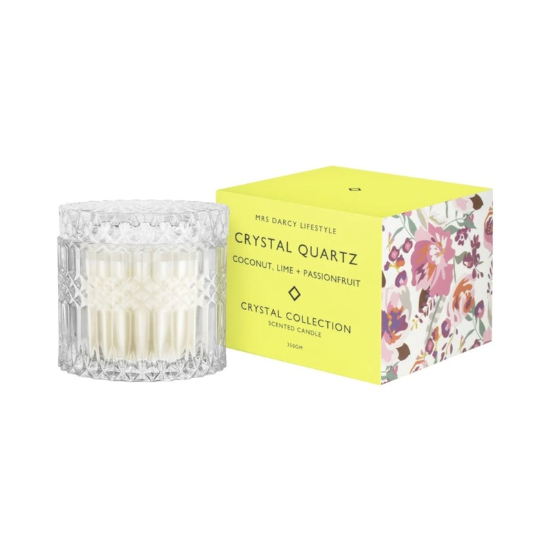 Mrs Darcy Crystal Quartz Candle 350g