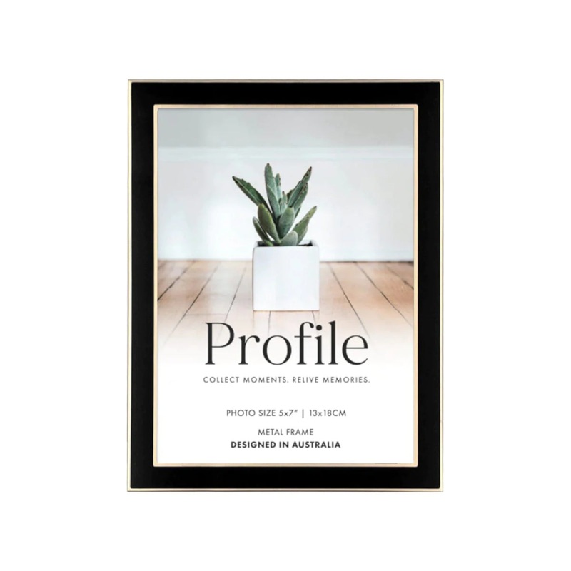 Profile Eternal Frame Black and Rose Gold 13x18cm