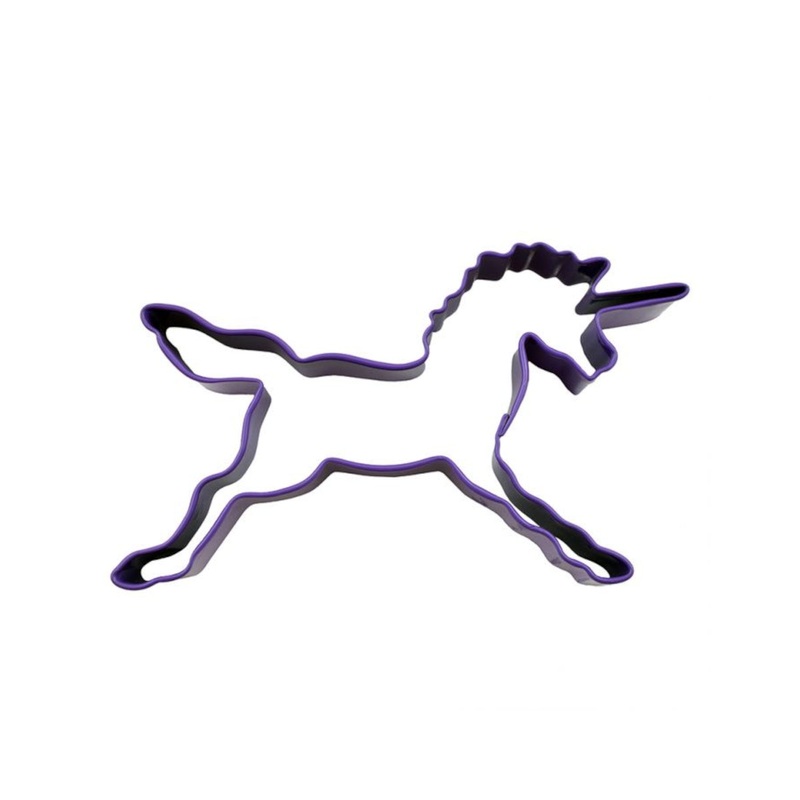D.Line Unicorn Cookie Cutter Purple 11.5cm