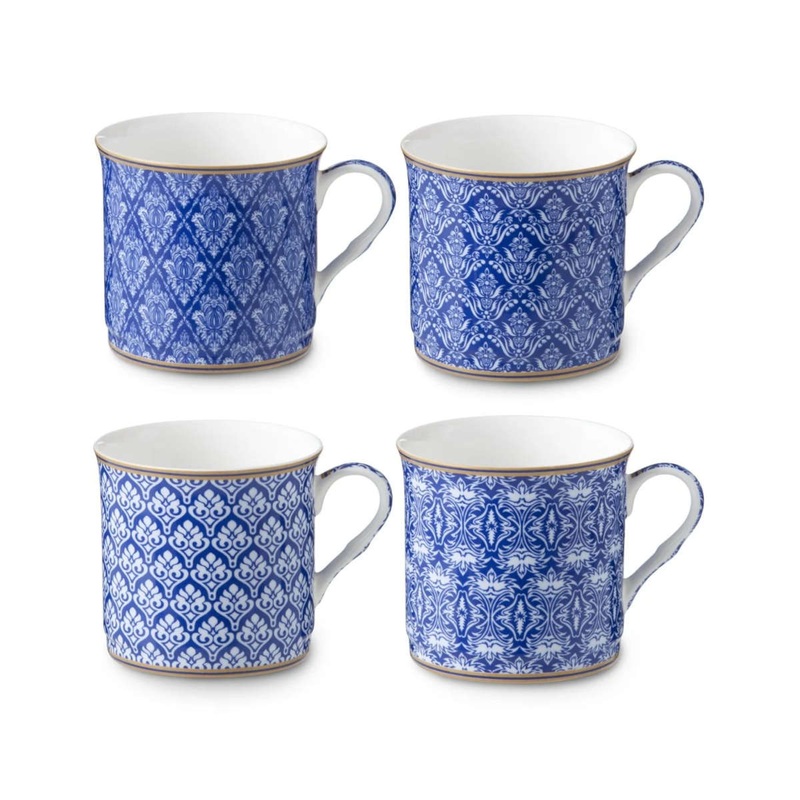 Heritage Moroccan Blue Mugs 300ml (Set of 4)