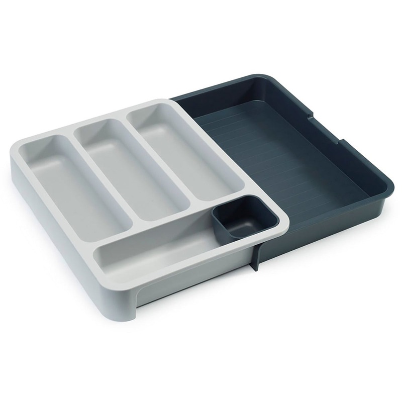 Joseph Joseph DrawerStore Expandable Cutlery Tray Grey