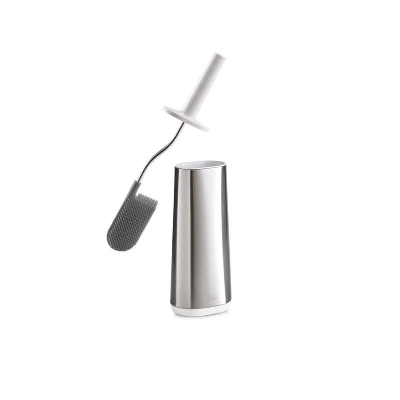 Joseph Joseph Flex Smart Toilet Brush with Stainless Steel Holder
